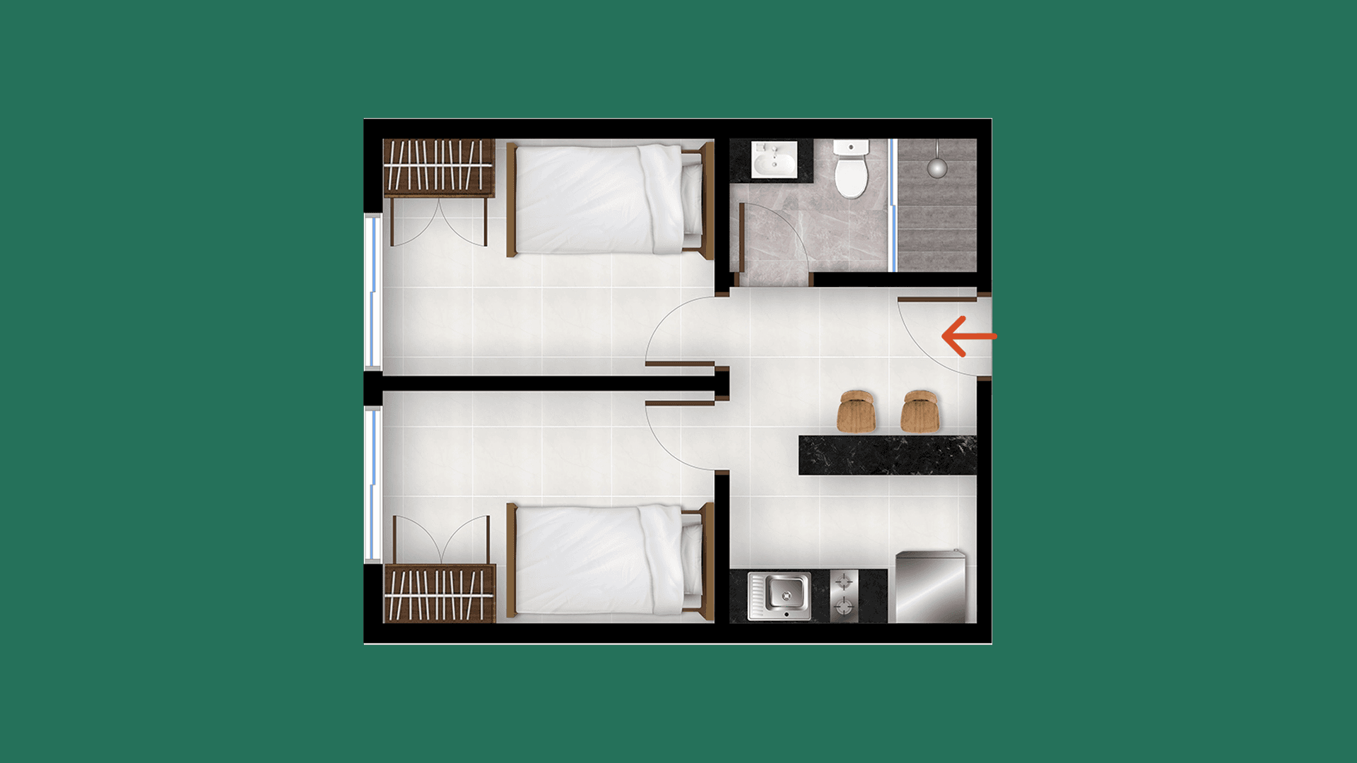 Duo Roommates - Imagen 1